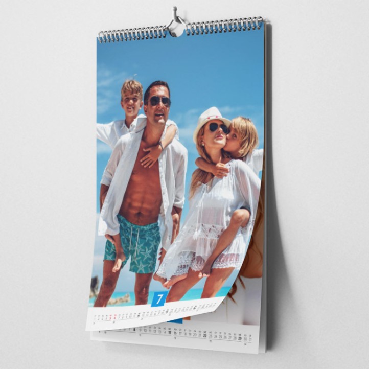 Wandfotokalender als originelles Fotogeschenk