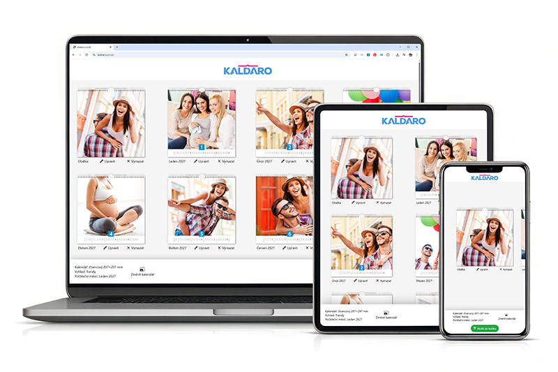 Hochwertige Wandfotokalender, erstellt aus Ihren einzigartigen Fotos